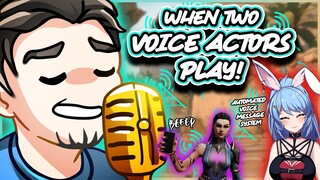 WHEN TWO VOICE ACTORS PLAY GAMES TOGETHER...