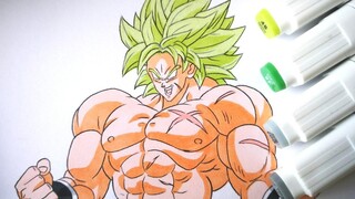 วาด BROLY ตำนาน SSJ สไตล์ภาพยนตร์ใหม่!