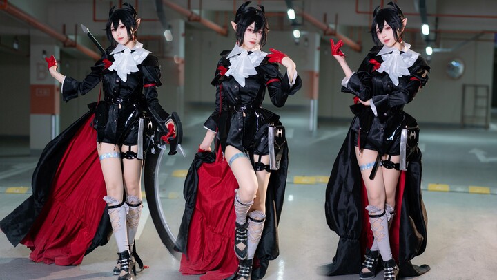 ใครบอกว่า Blood Demon Sister ไม่ดี ขาเธอสวยจัง! -Yanzhuo-AOA-Indelexi คอสเพลย์