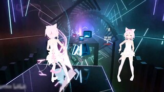 【Beat Saber】The kitten is praticing again