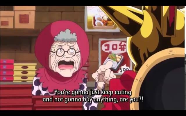 รีเบคก้าซื้ออาหารลูฟี่ ปฏิกิริยาตลกๆ