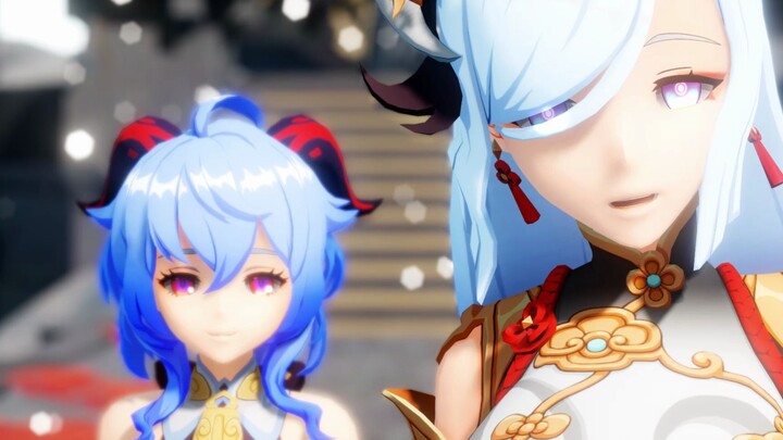 【原神】甘雨：“花心偷看是师妹不允许的哦~”