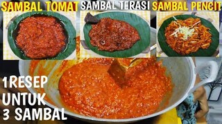 SAMBAL PECEL LELE LAMONGAN || 1 RESEP UNTUK 3 SAMBEL.