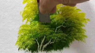 Drawing a tree trunk can actually be this easy!