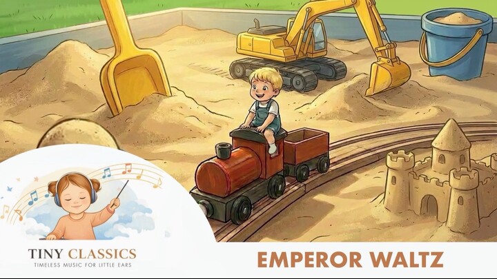 Magical Toy Train Adventure | Classical Music for Kids | Emperor Waltz (Kaiser-Walzer) by Strauss