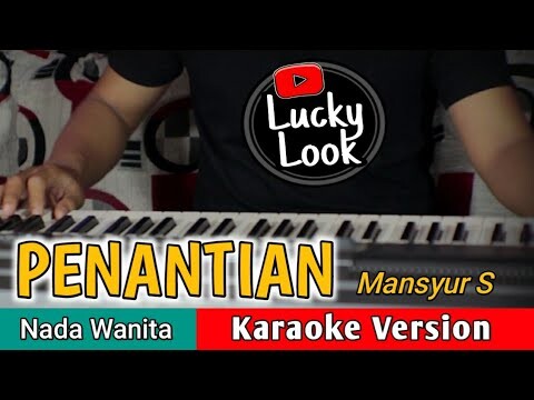 Penantian - Mansyur S | Karaoke Nada Wanita