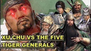 Total War:Three Kingdoms - Xu Chu and The Five Tiger Generals (5 vs 1) Romance Duels