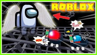 INILAH DETIK-DETIK AKU, MIKACIL, DAN BANG CUPU KETEMU AMONG US MALAIKAT!!! ROBLOX MIKOCIL