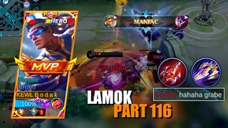 LAMOK PART 116 | BRUNO BEST BUILD AND EMBLEM SEASON 24 | Mobile Legends Bang Bang