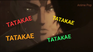 TATAKAE !!! Eren Emosi ke Hange