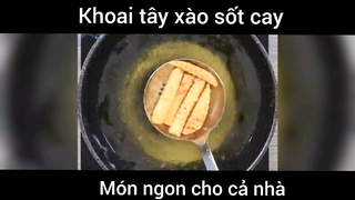 Khoai tây xào sốt cay