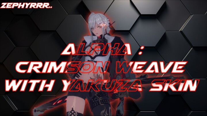 [PGR] Alpha : Crimson Weave MAKE SKIN YAKUZA MALAH MAKIN BRUTAL CIK😳‼️