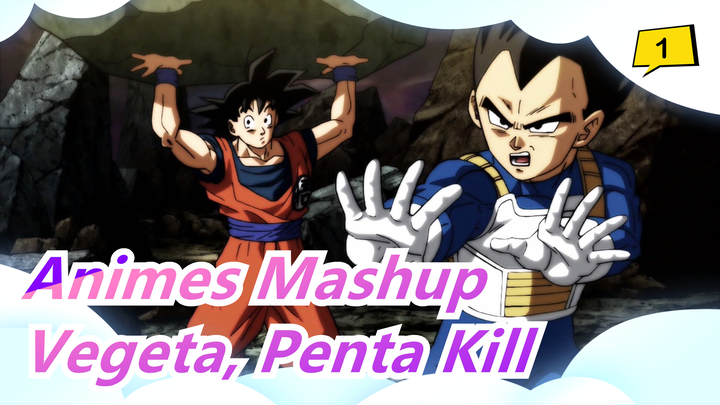 Vegeta, Penta Kill | Dragon Ball | Fights in Animes16 | Animes Mashup_1