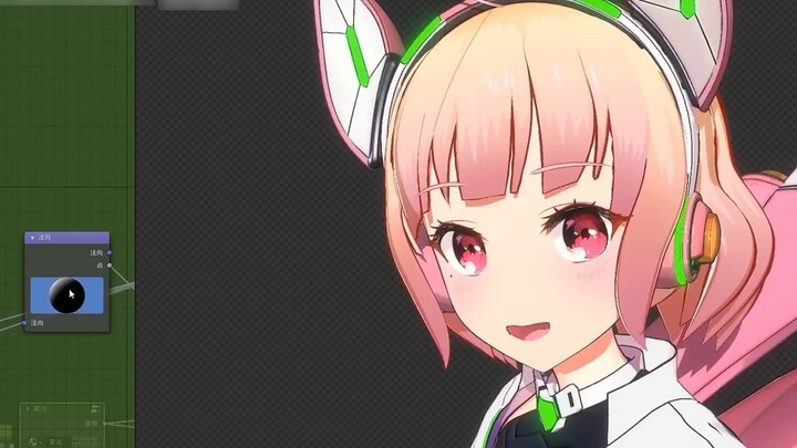 Blender 3D rendering to create anime characters, it really has the flavor of "Genshin Impact"!! Blen