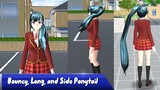 Bouncy, Long and Side Ponytail in Sakura School Simulator! Tutorial