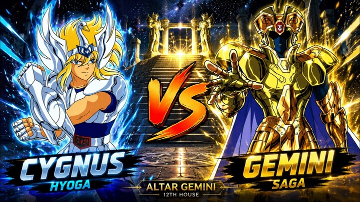 Hyoga VS Gemini. Harus di pepet terus..!!! SAINT SEIYA : SOLDIERS SOUL