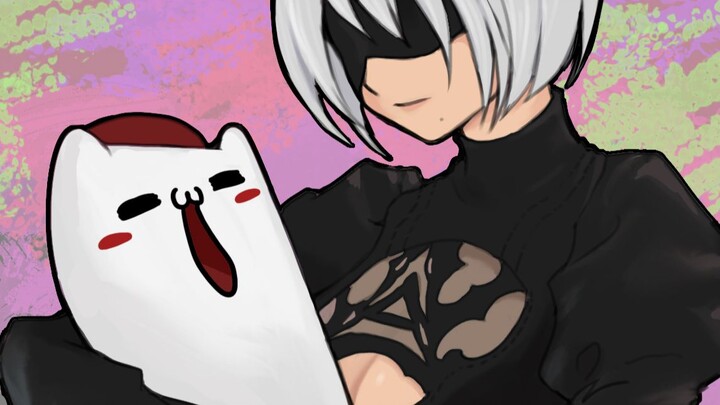[Battle of Two Screw Shops/NieR/Animation] 2 B stickers