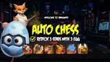 3 Stars Redfox  With Egg and Epic Comeback - Auto Chess