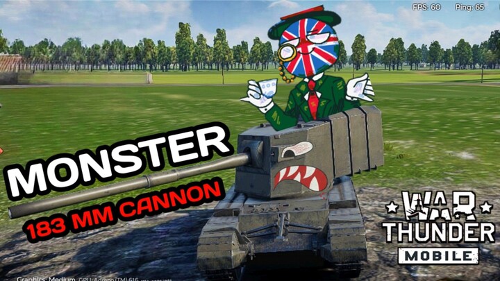 Tank ini adalah MONSTER Peluncur Teh dari Inggris (FV4005) - War Thunder Mobile