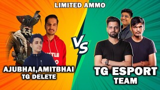 AJJUBHAI, AMITBHAI SQUAD VS TG ESPORT TEAM | CLASH SQUAD | Free Fire Highlights