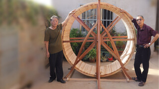 Treadmills: a torture device in prison. Handmade one for Grandson