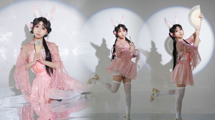 Steps swaying, sleeves condensing light, dance ❀ flowers and moon become a pair ☾ | Qixi vertical sc