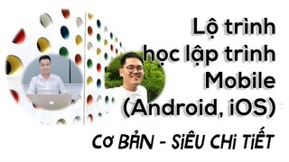 Lộ trình tự học lập trình di động (Android, iOS) cơ bản, siêu chi tiết