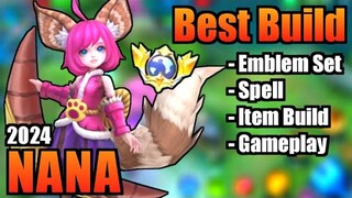 NANA BEST BUILD 2024 | TOP 1 GLOBAL NANA BUILD | NANA - MOBILE LEGENDS | MLBB (Part 2)