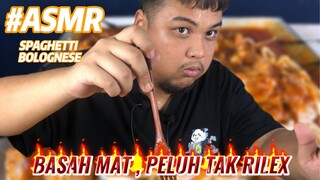 [BERBUKA PUASA] SPAGHETTI BOLOGNESE HOMEMADE with MEATBALLS. ASMR MUKBANG