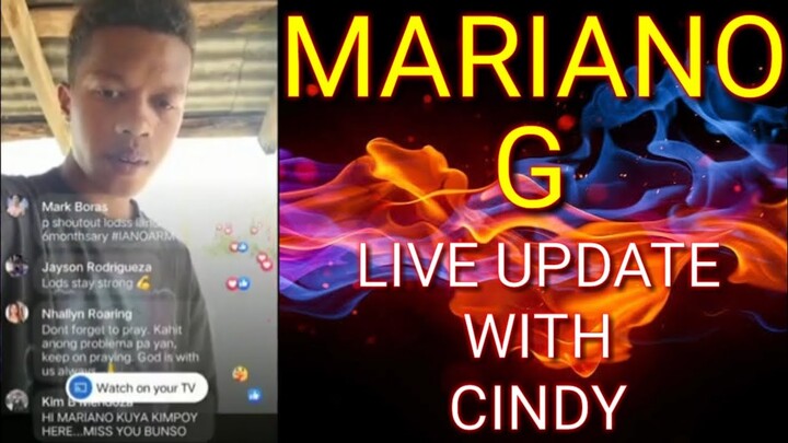 MARIANO G LIVE UPDATE WITH CINDY