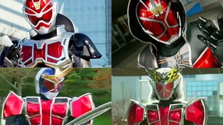 A review of Kamen Rider's transformation by borrowing the power of his predecessors, Gaim-Sacred Bla