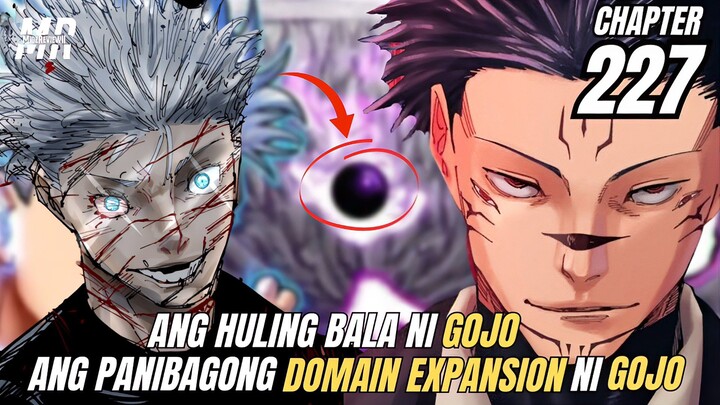 ANG HULING BALA NI GOJO!! GINULAT NI GOJO ANG MGA SORCERER - JUJUTSU KAISEN CHAPTER 227