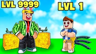 Helping my nephew get to level 100! (blox fruit)