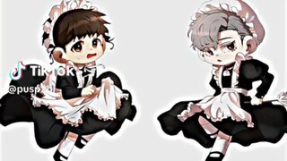 Và đây là lý do mà tôi thích cosplay cô hầu gái may mắn 😂😂