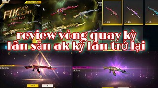 Free fire| review vòng quay kỳ lân săn ak kỳ lân trở lại