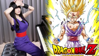 最经典的《龙珠Z》战斗曲回忆杀！让悟饭一秒唤醒你曾经的热血！史坦威重低音呈现 | Ru's Piano