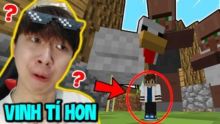 Vinh Bị Thu Nhỏ Như Con Kiến 😵 - THỬ THÁCH SỐNG VỚI CƠ THỂ BỊ TÍ HON SIÊU KHÓ KHĂN TRONG MINECRAFT