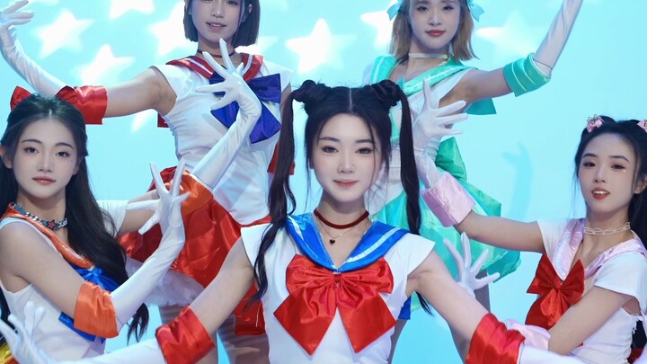 Sailor Moon, representing the moon, destroys you!