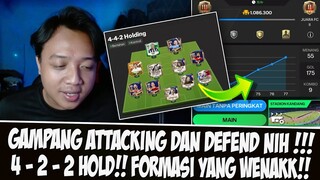 FORMASI WENAK NIH!!! NYERANG & DEFEND LEBIH GAMPANG PAKAI FORMASI 4-2-2 HOLDING EASPORT FC MOBILE