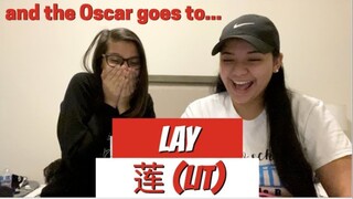 EXO's Lay Zhang's reaction video to the "Lit (Lotus)" music video