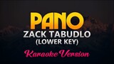 Zack Tabudlo - PANO (Karaoke/Instrumental)(Lower Key)