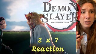 Demon Slayer - Reaction - S2E7 - Set Your Heart Ablaze