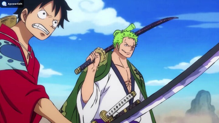 [Anime][ONE PIECE] Luffy Using Katana