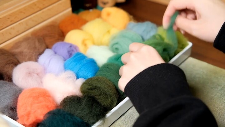 [Jungle Handmade] Wool Felt | Totoro's Tree Hole | Healing Handmade Record