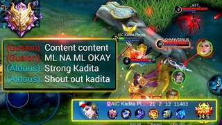 SUPER AGGRESSIVE KADITA GAMEPLAY IN RANK GAME!! | MLBB