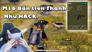 QUÁ MẠNH M16 BẮN LIÊN THANH KHÔNG KHÁC GÌ HACK | PUBG NEW STATE