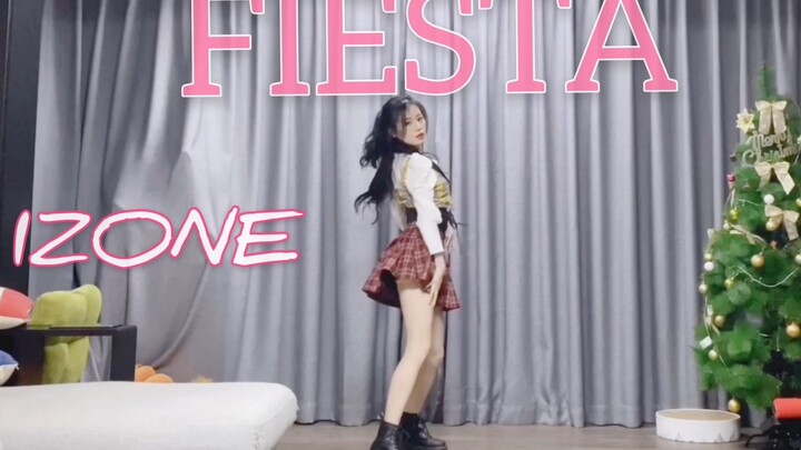 【翻跳】强行制作IZONE同款打歌服跳FIESTA