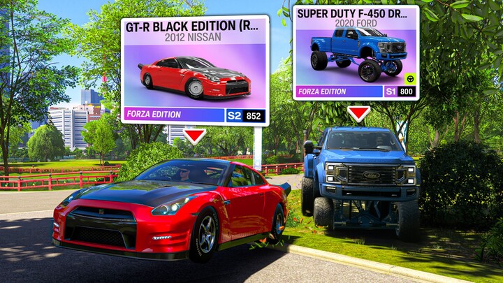 Forza, But We Can ONLY Use FORZA EDITIONS...