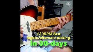 30-Day Speed Guitar playing challenge for myself, Day 1 #boyhapayshorts