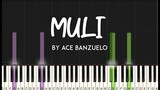 Muli by Ace Banzuelo synthesia piano tutorial + sheet music